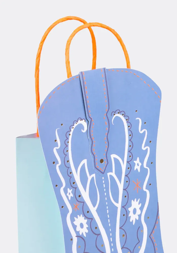 Lot de 8 Sacs Cadeaux En Forme De Botte De Cowboys – Image 5