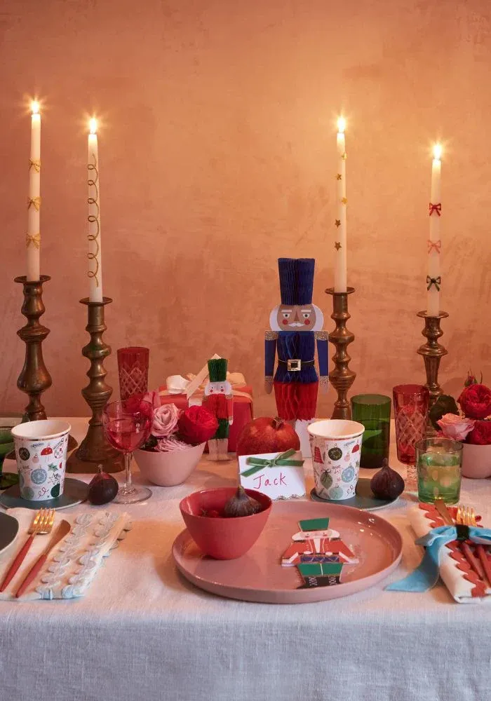 Boite De 2 Bougies Cierges Avec Etoiles Dorées – Image 2