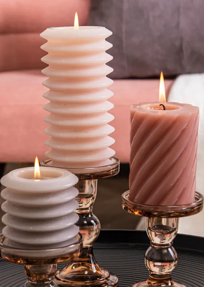 Bougie « Pillar Layered Circles » – Image 4