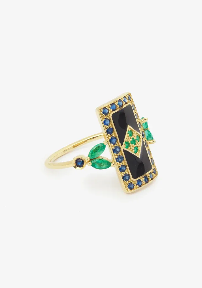 Bague Ava 3 Verte – Image 4