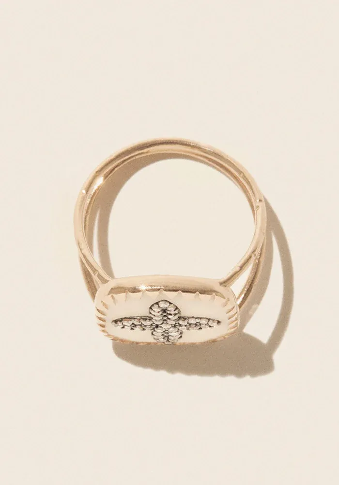 Bague Bowie N°2 Blanc Diamant – Image 4