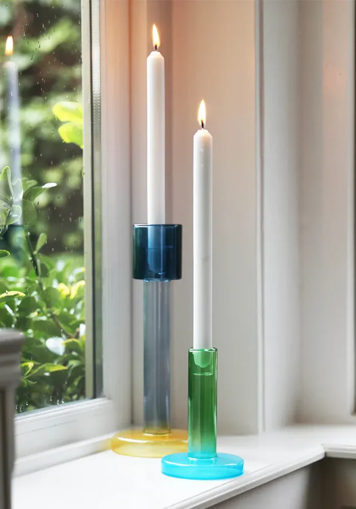 Bougeoir Bole L Bleu Et Jaune – Image 3