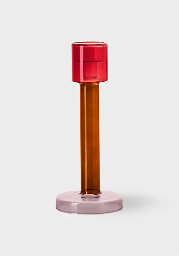 Bougeoir Bole L Rouge Et Rose