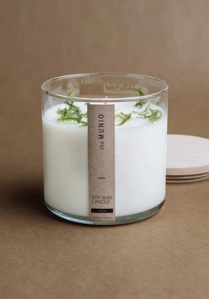 Bougie 2 Mèches Moss