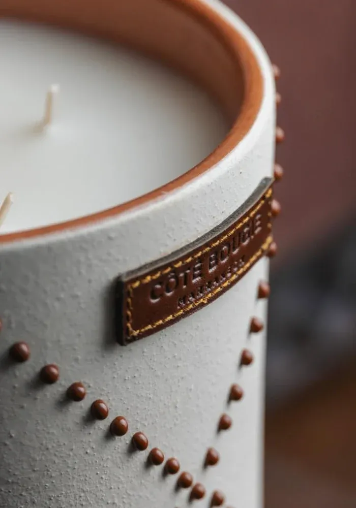 Bougie Nomad Blanc XL – Image 2