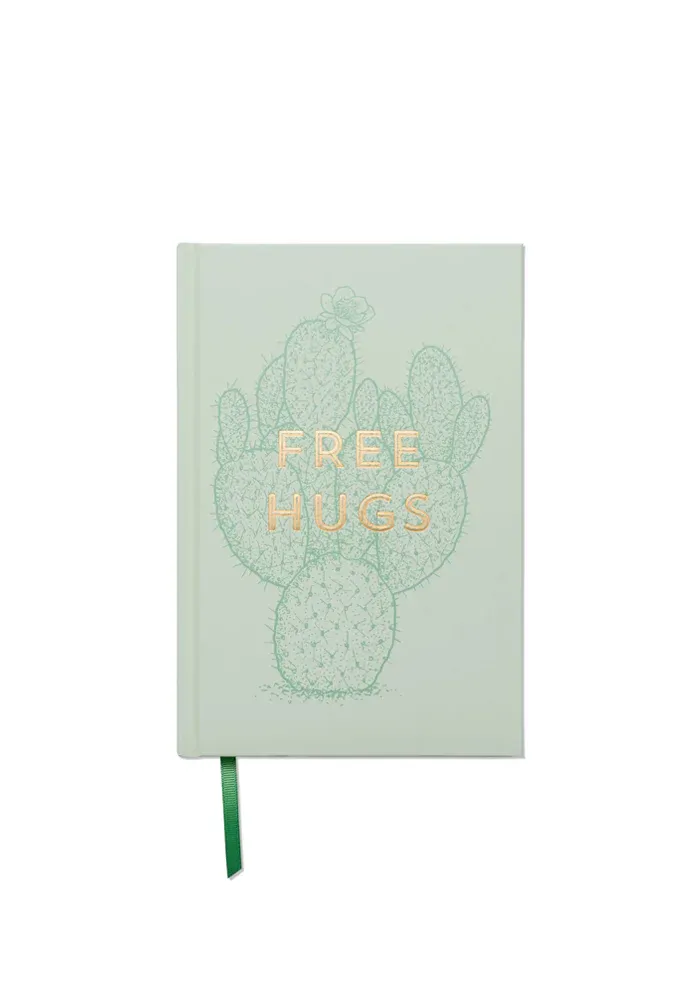 Carnet Free Hugs Vert