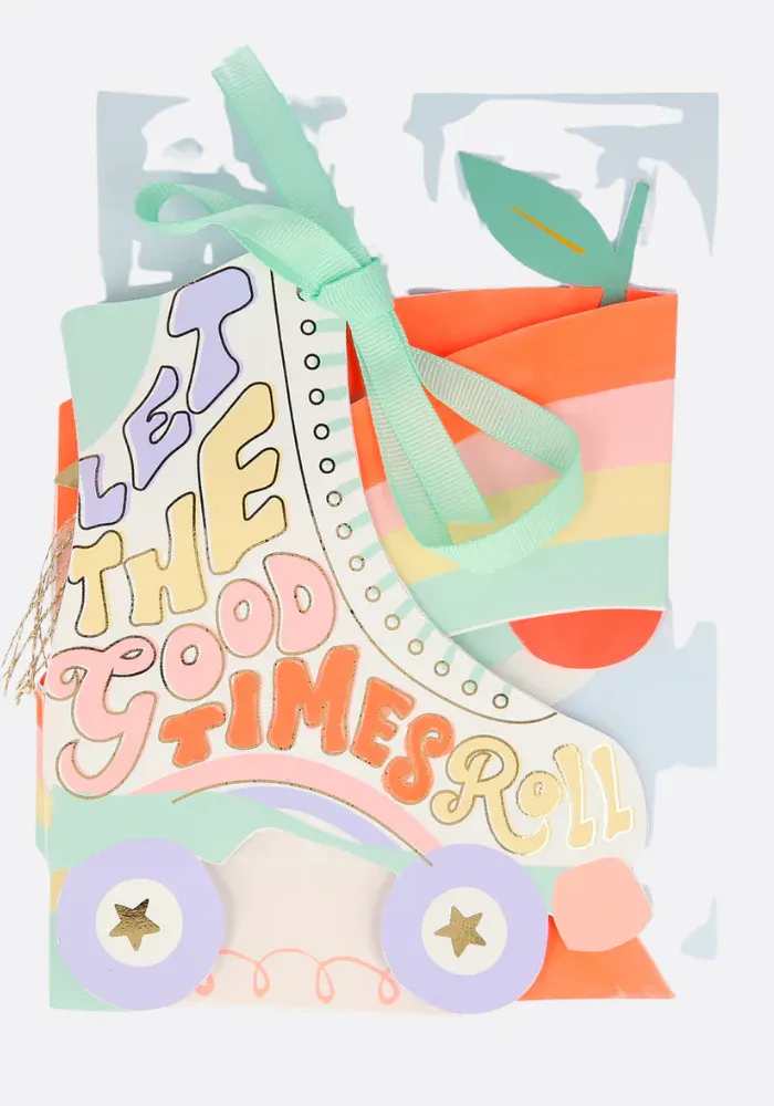 Carte Anniversaire En Forme De Roller – Image 2