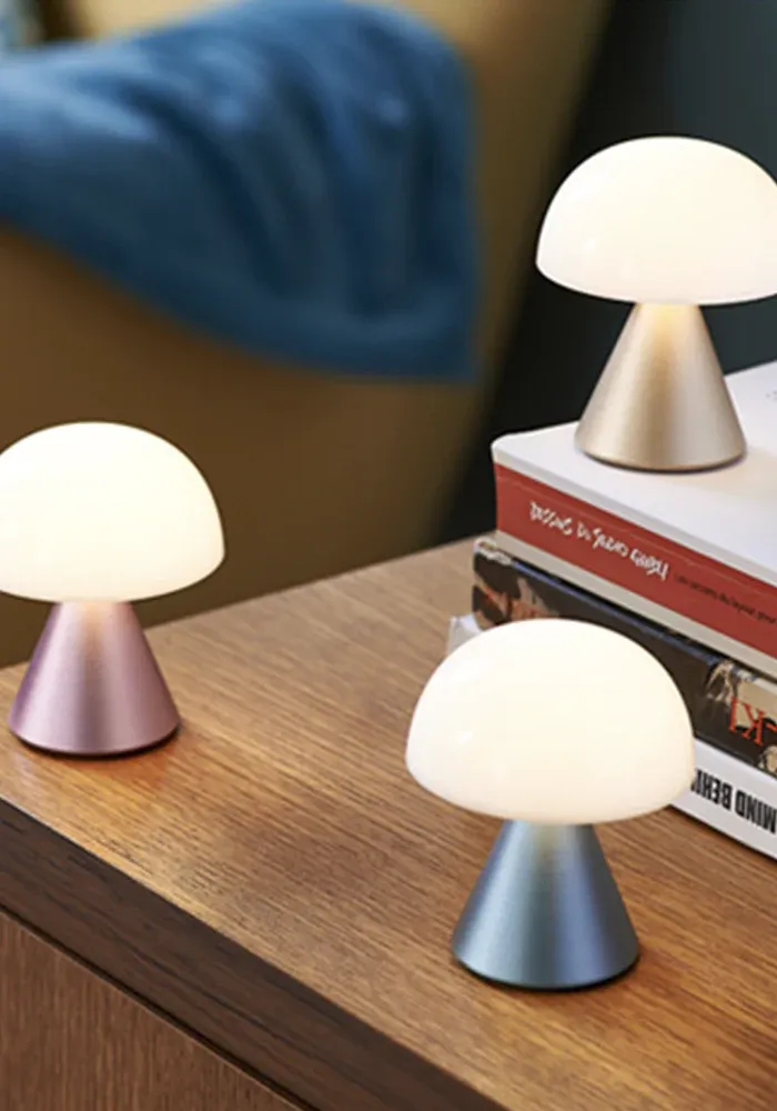 Lampe Mina Gris Métallique – Image 2