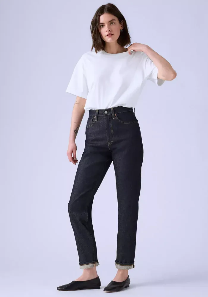 Jean High Rise Boyfriend L30 Moj Ink Rinse