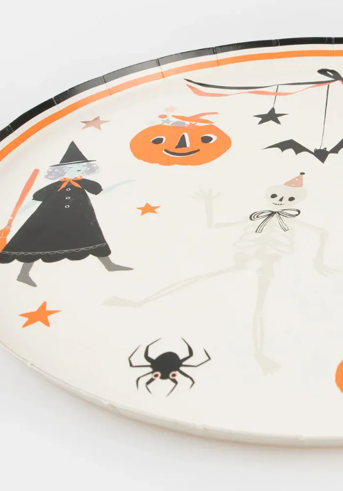 Set De 8 Assiettes En Papier Halloween – Image 3