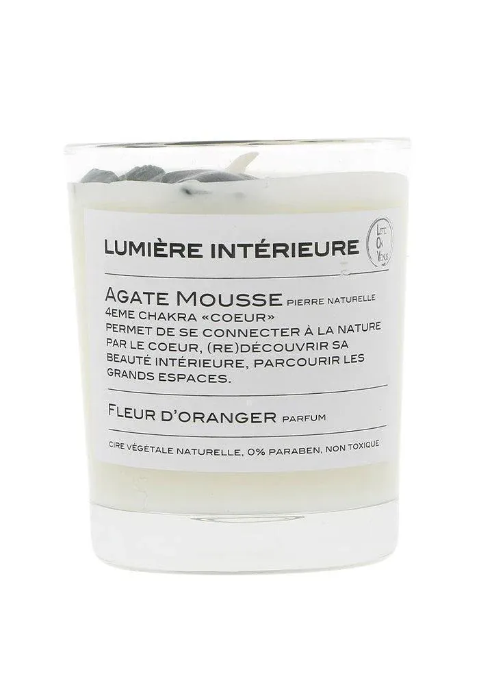 Bougie Parfumée "Lumière Intérieure" Agate Mousse