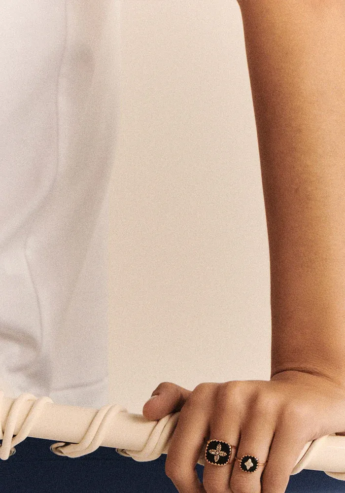 Bague Bowie N°2 Noir Diamant – Image 4