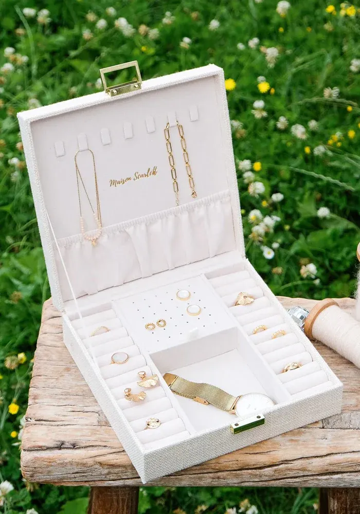 Boite À Bijoux Anne Lin Beige