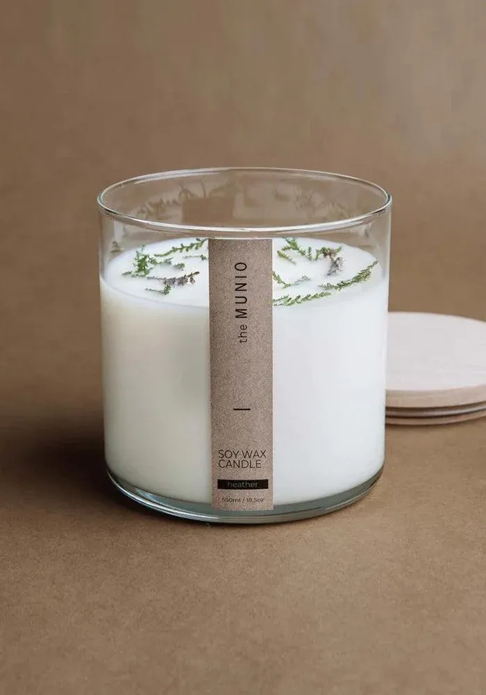 Bougie 2 Mèches Heather