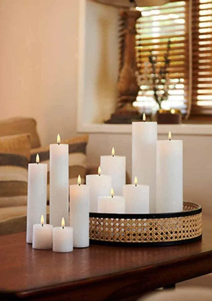 Bougie Led "Sille" H25 X D5cm – Image 2