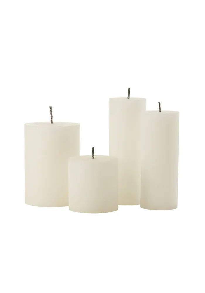 Bougie Pilier L Blanche – Image 2