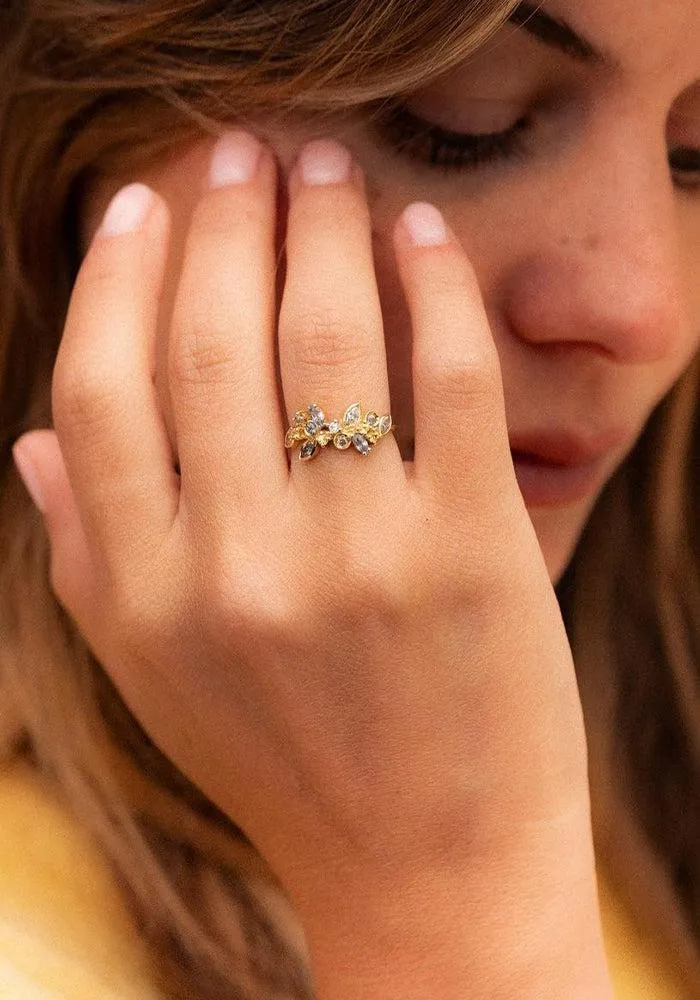 Bague Camelia 1 Givre – Image 2