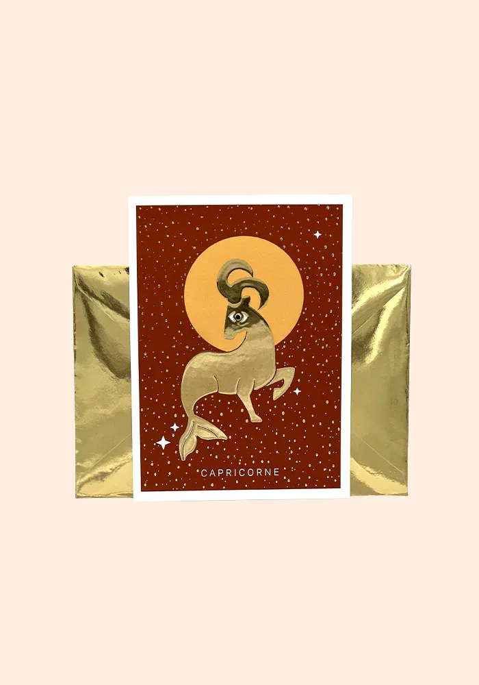 Carte Signe Capricorne