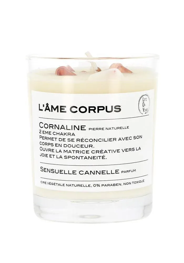 Bougie Parfumée "L'âme Corpus" Cornaline