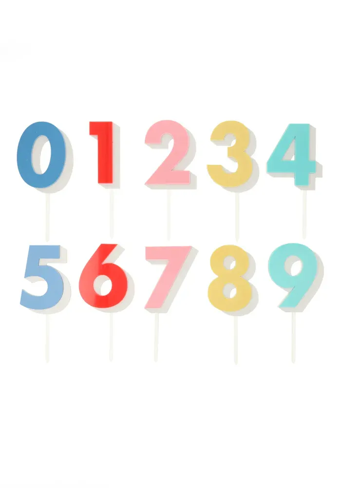 10 Décoration Pour Gâteaux Numéros – Image 2