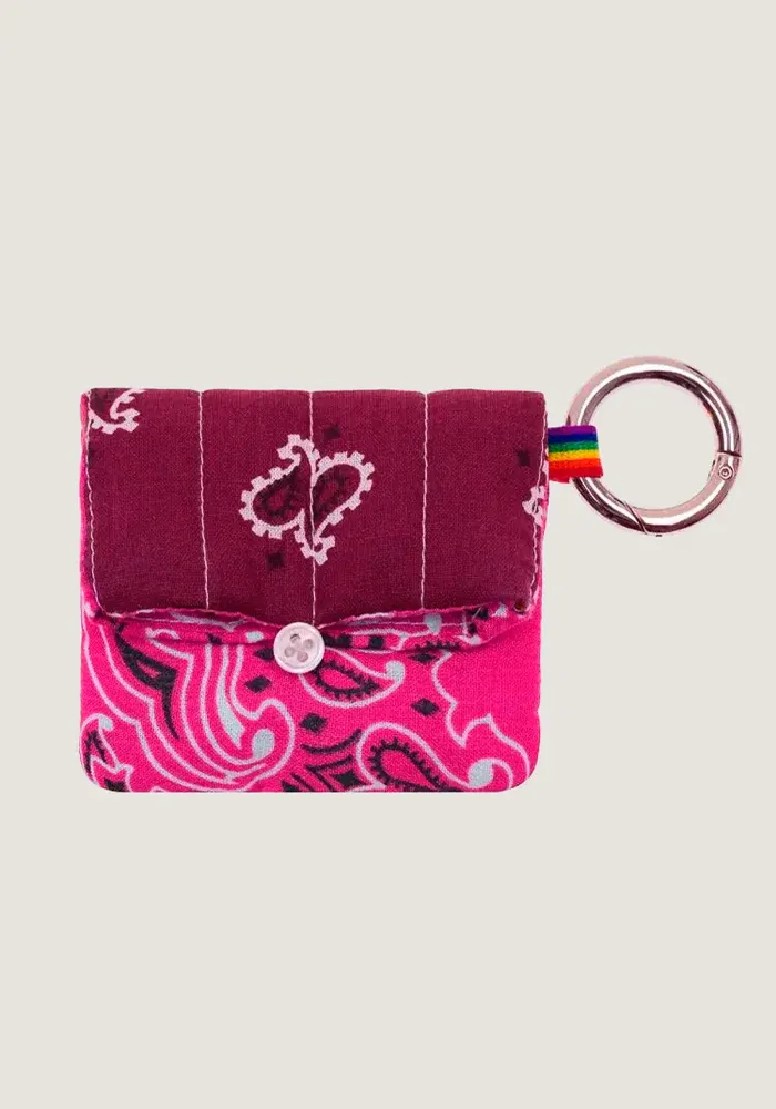 Étui À Airpods Bordeaux Fuschia