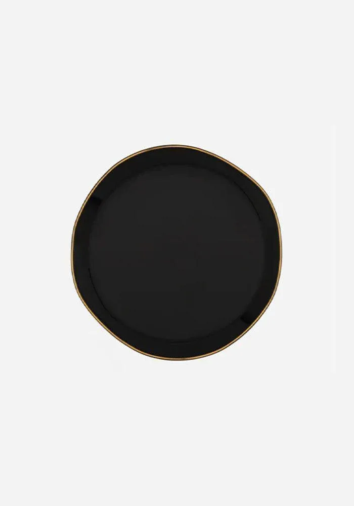 Assiette Good Morning Black Moyen Modèle