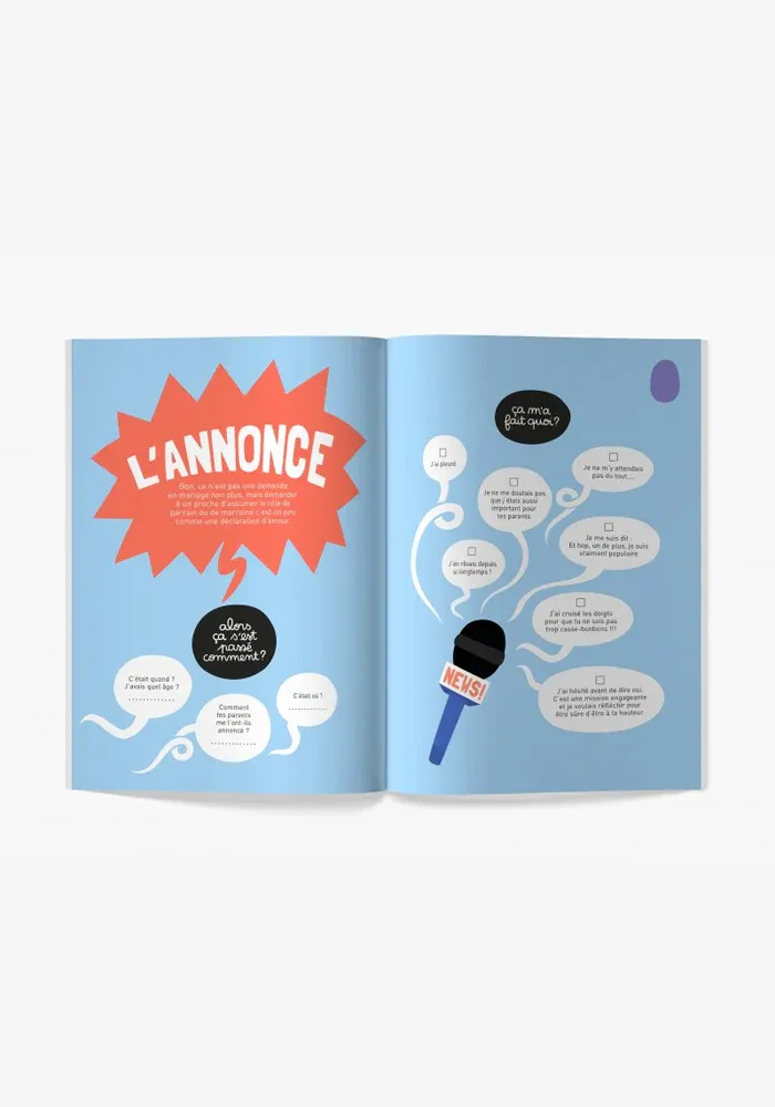 Livre À Compléter Mon Parrain, Ma Marraine À Moi ! – Image 3