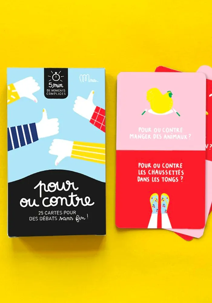 Cartes 5 Minutes De Moments Complices - Pour Ou Contre ? – Image 2