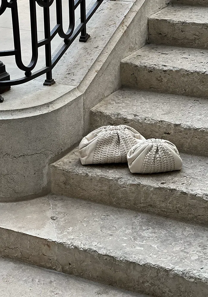 Sac Big Uniq Tressé White – Image 2