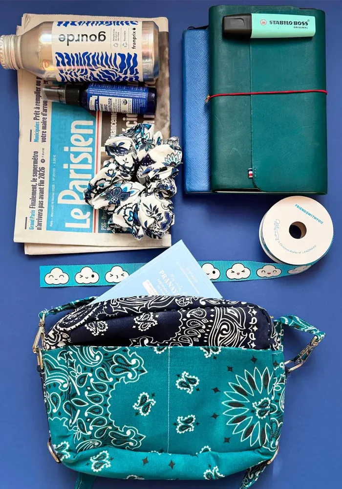 Sac Camera Navy Pétrole – Image 2