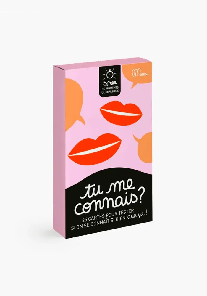 Cartes 5 Minutes De Moments Complices - Tu Me Connais ?