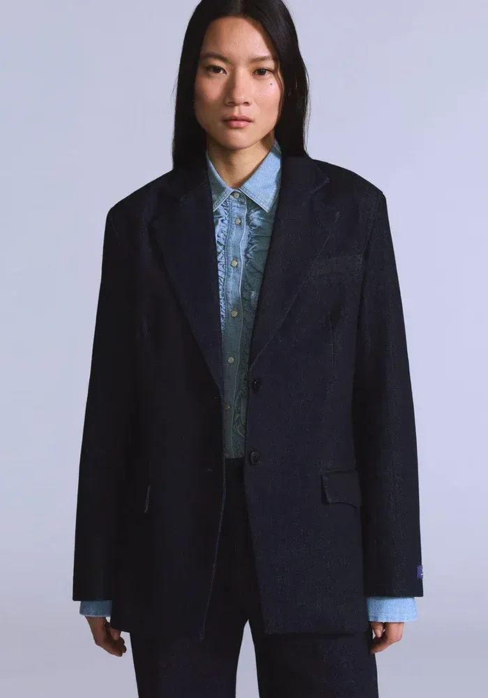 Veste Blazer Relaxed Blazer Blue Lagoon Wash
