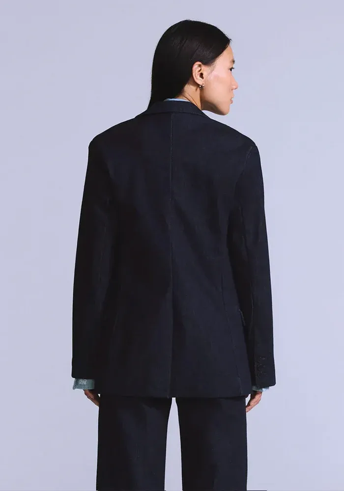 Veste Blazer Relaxed Blazer Blue Lagoon Wash – Image 3