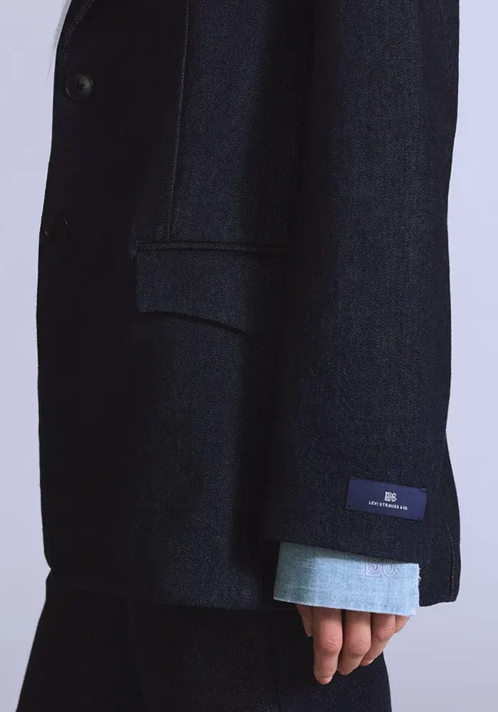 Veste Blazer Relaxed Blazer Blue Lagoon Wash – Image 4